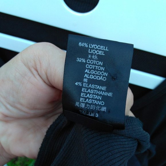 Cop Copine brown ribbed knit L/S top 3 tier ruffle - Picture 12 of 13